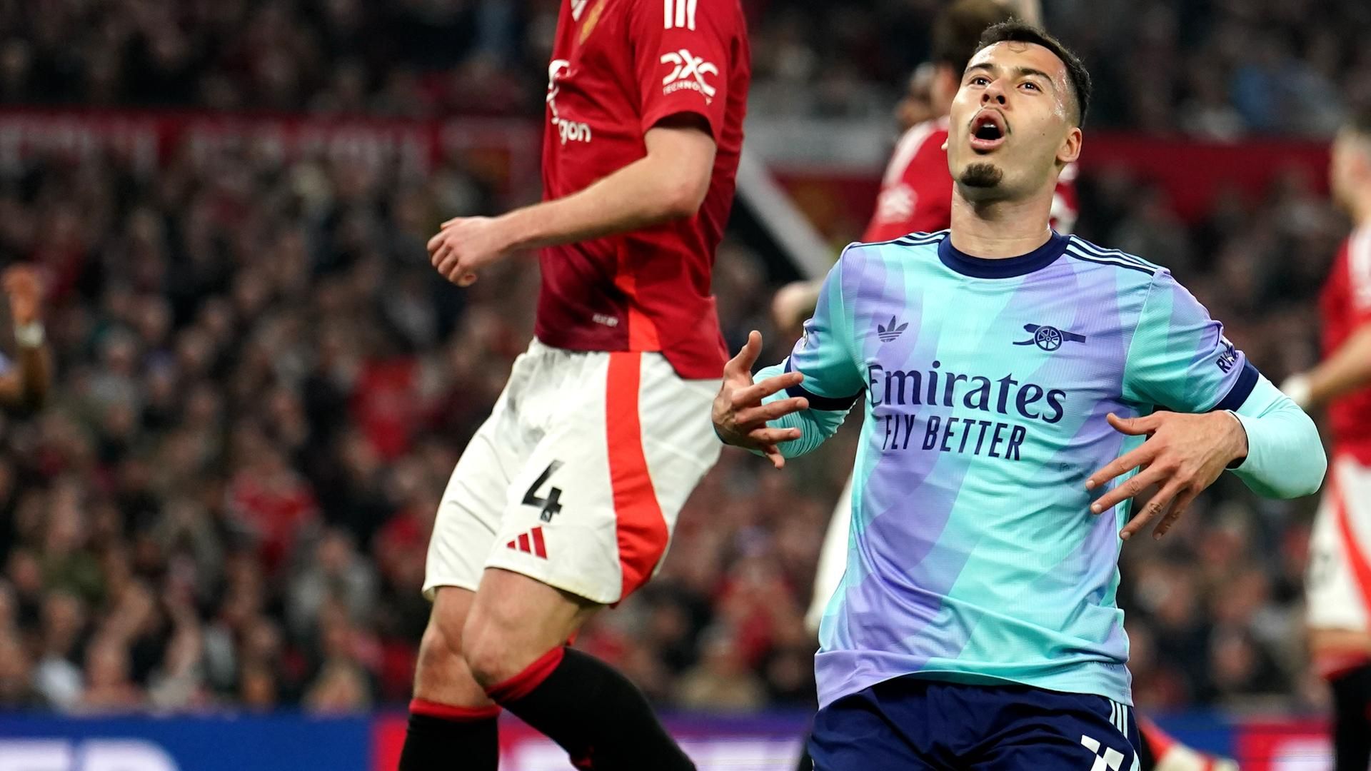 阿尔特塔：“不想说”阿森纳夺冠的机会结束了