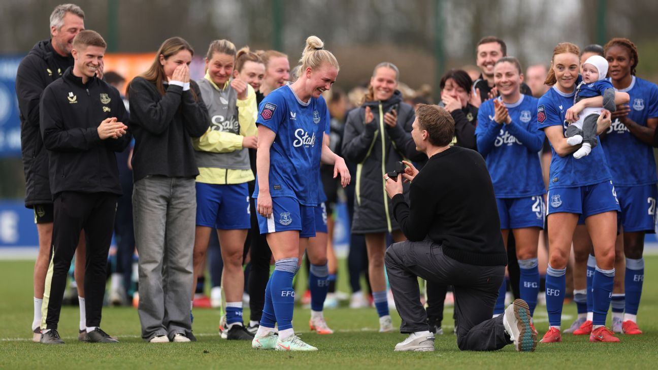 马德森享受着埃弗顿带着胜利和求婚的梦想