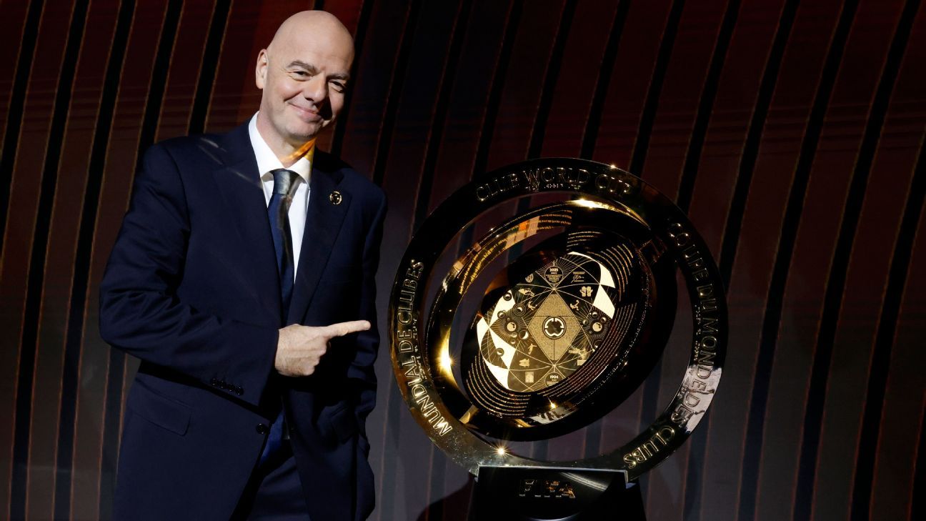 世俱杯冠军将获得高达1.25亿美元的奖金