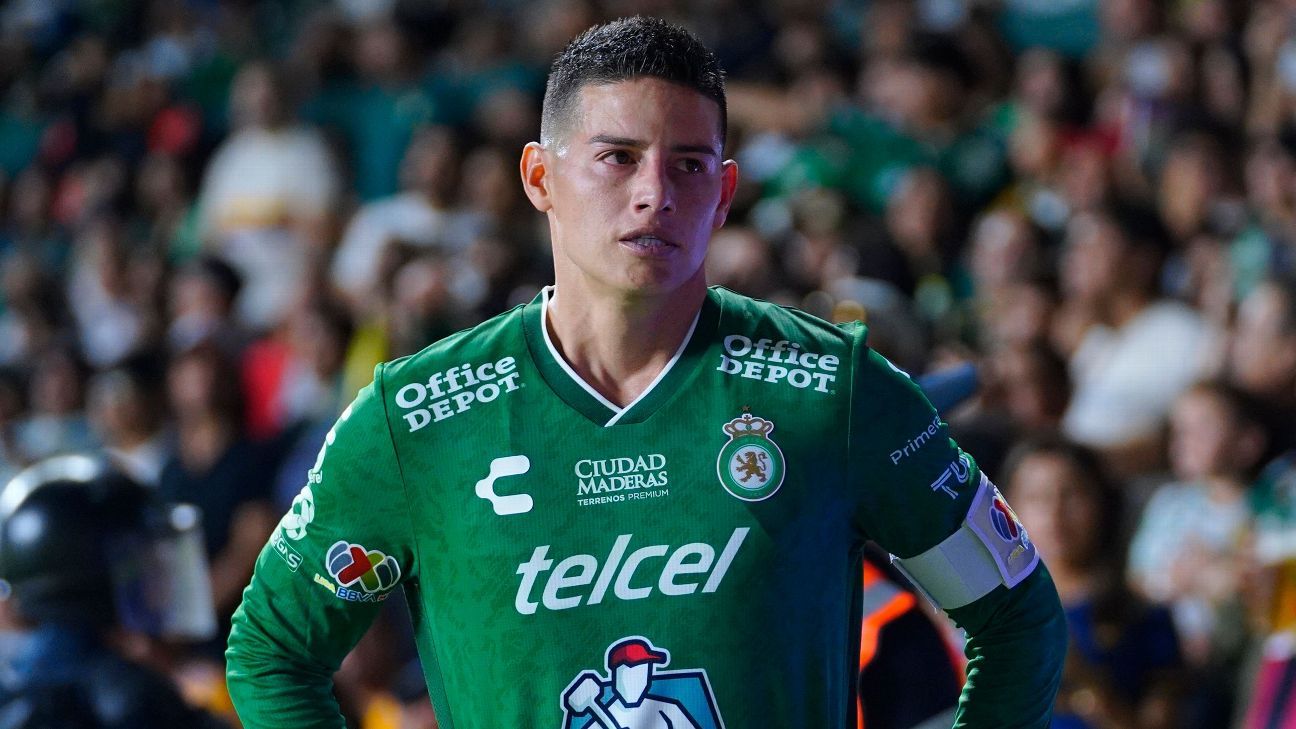 詹姆斯Rodríguez抨击国际足联León世俱杯被驱逐