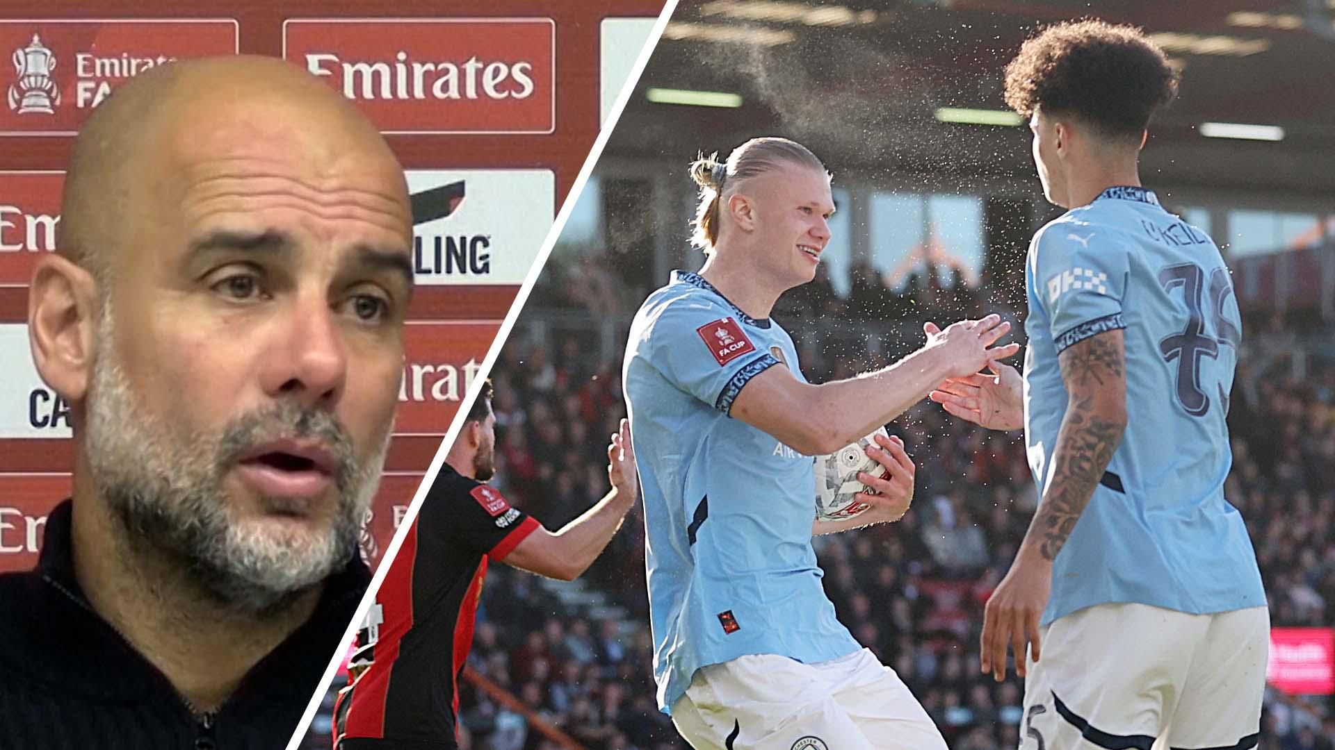 曼城的哈兰德可能会缺席7周——瓜迪奥拉