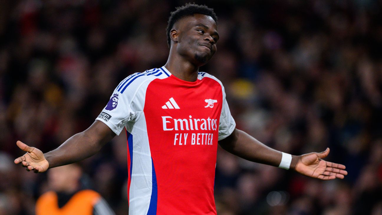 萨卡的回归为阿森纳饱受伤病困扰的赛季带来了一线希望
