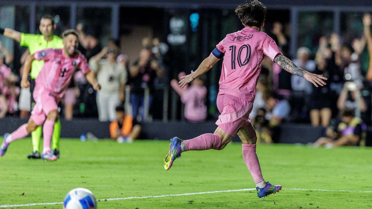 梅西的“伟大”带领迈阿密进入了CCC半决赛