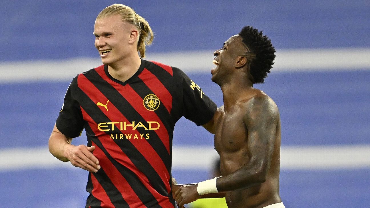 转会传闻，新闻：如果Vinícius离开，马德里想要哈兰德