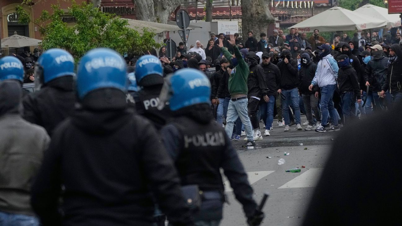 罗马德比冲突被市长比作“城市战争”