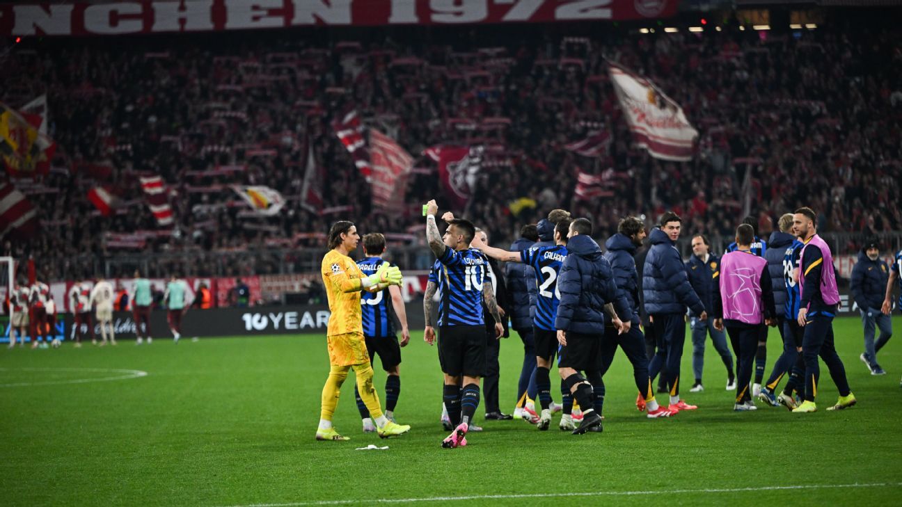 在凯恩的庆祝讲话后，国米希望结束拜仁