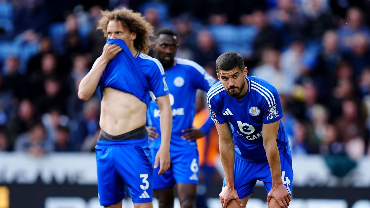 莱斯特城在击败利物浦队后从超级联赛降级