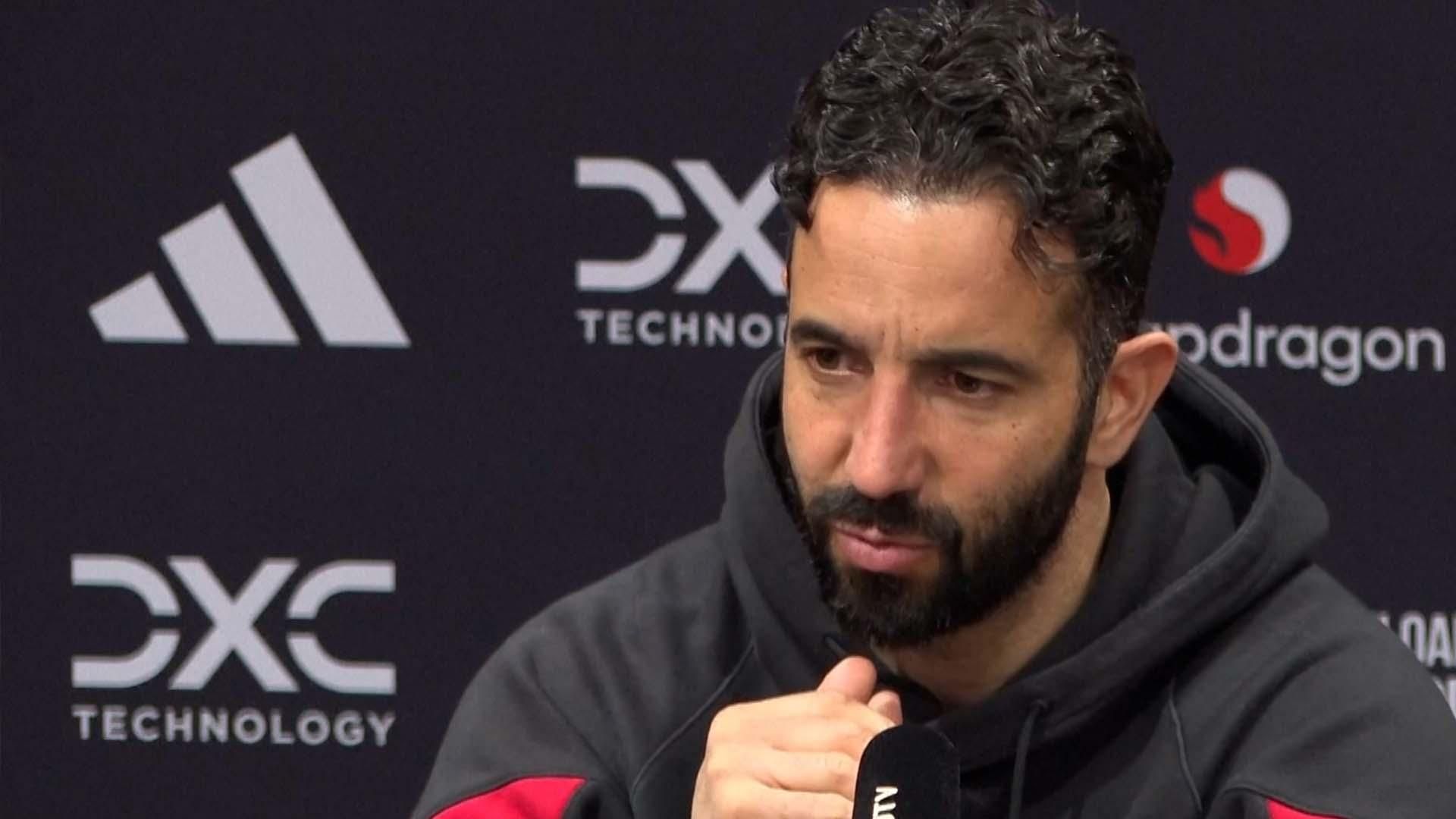 曼联对狼队：鲁本·阿莫里姆回防失误的拉斯穆斯·赫隆德