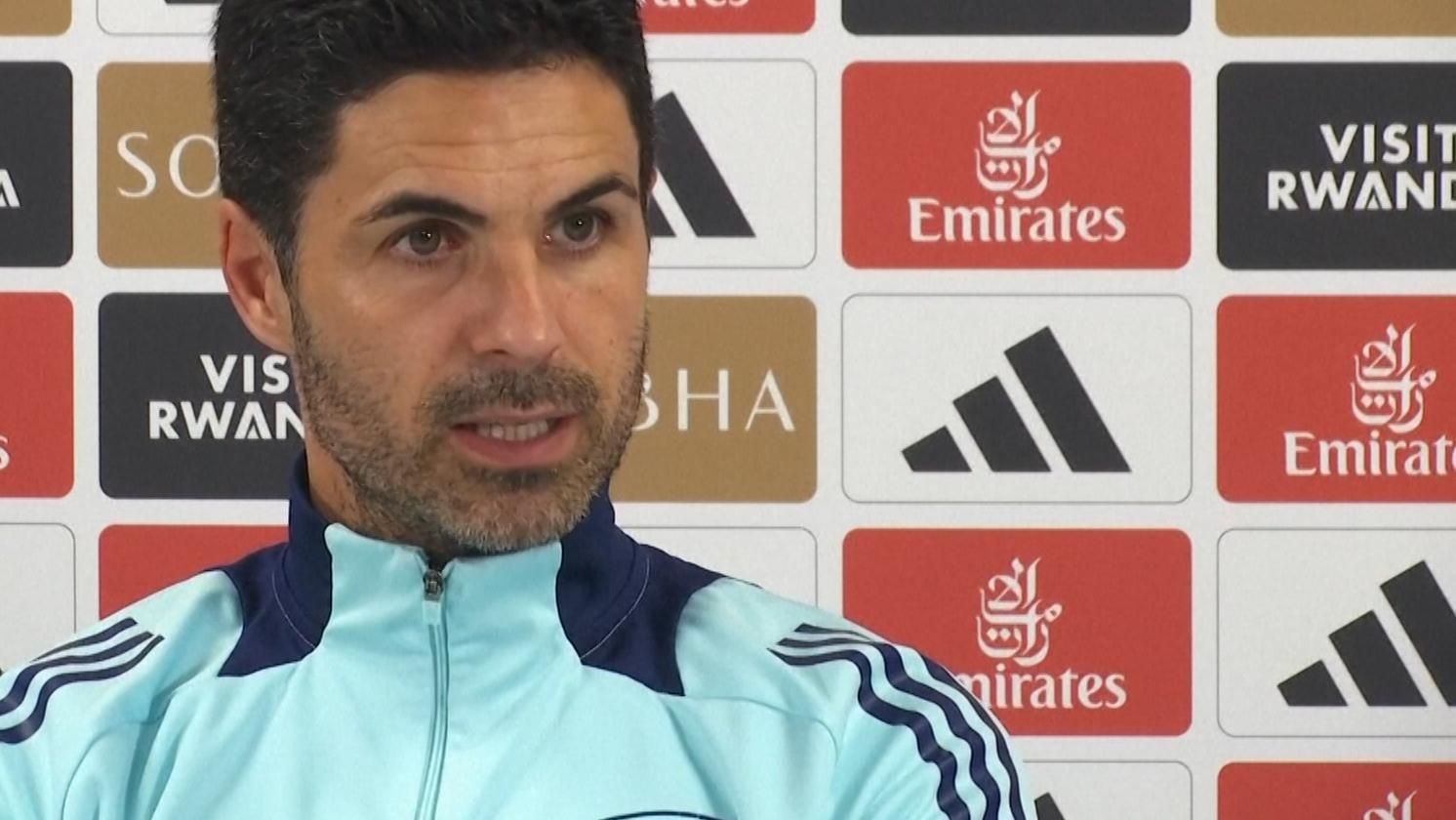 阿森纳的阿尔特塔不愿意让坂布约夫休息