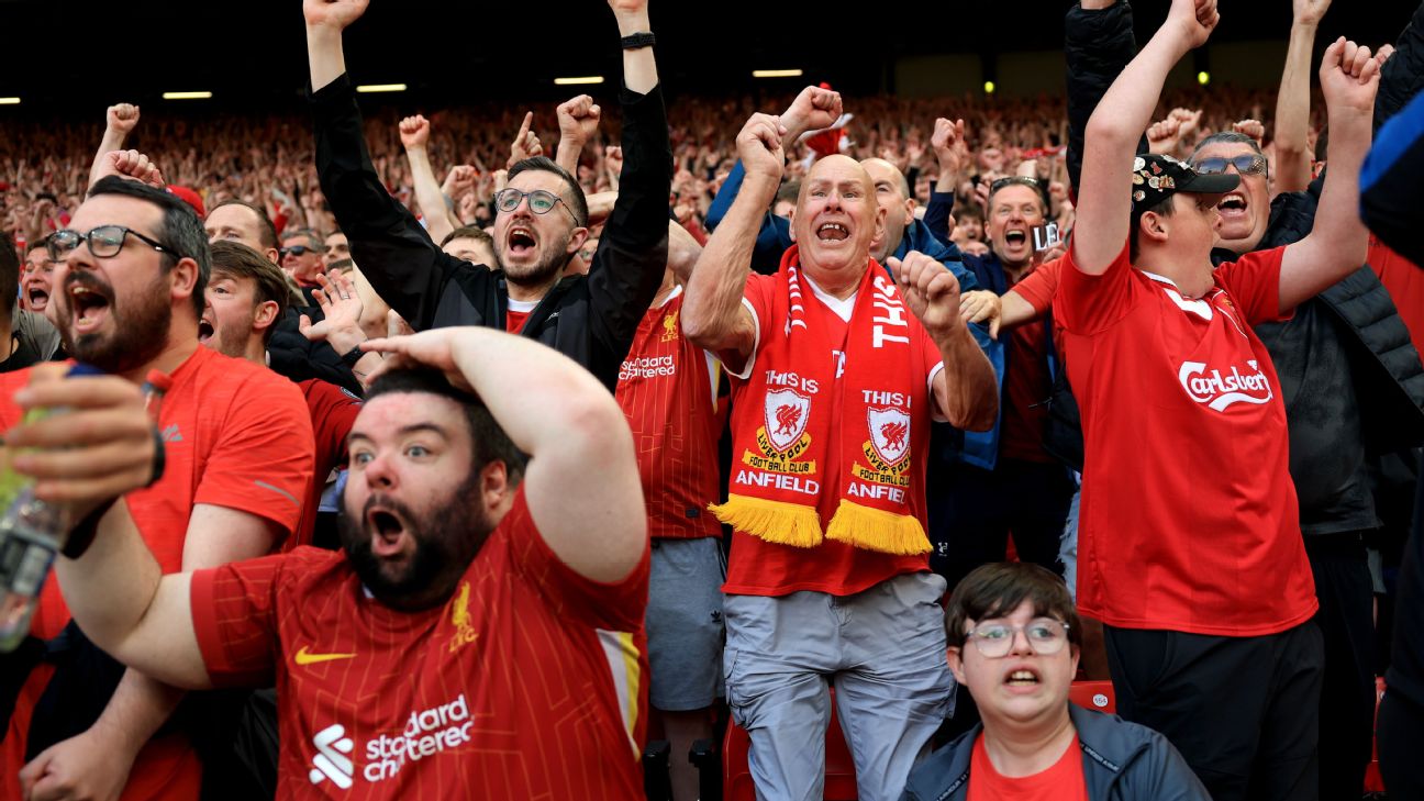 被冠状病毒拒绝，利物浦球迷享受冠军派对