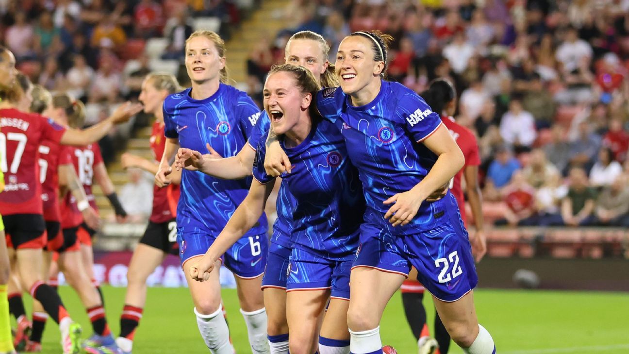 切尔西赢得了WSL的六连冠，向着不败的方向前进