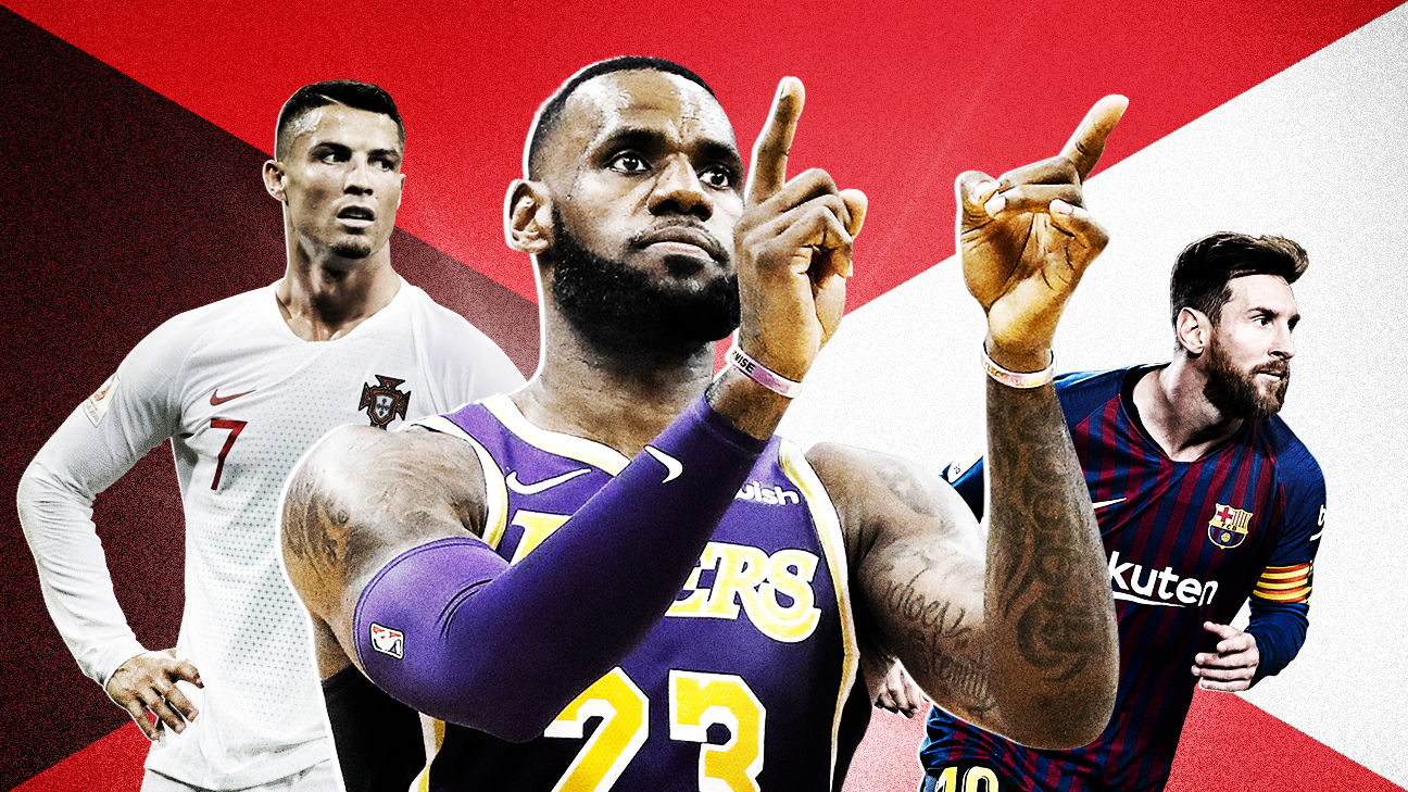 梅西、c罗和勒布朗：三只山羊对冠军的追逐将在周三结束