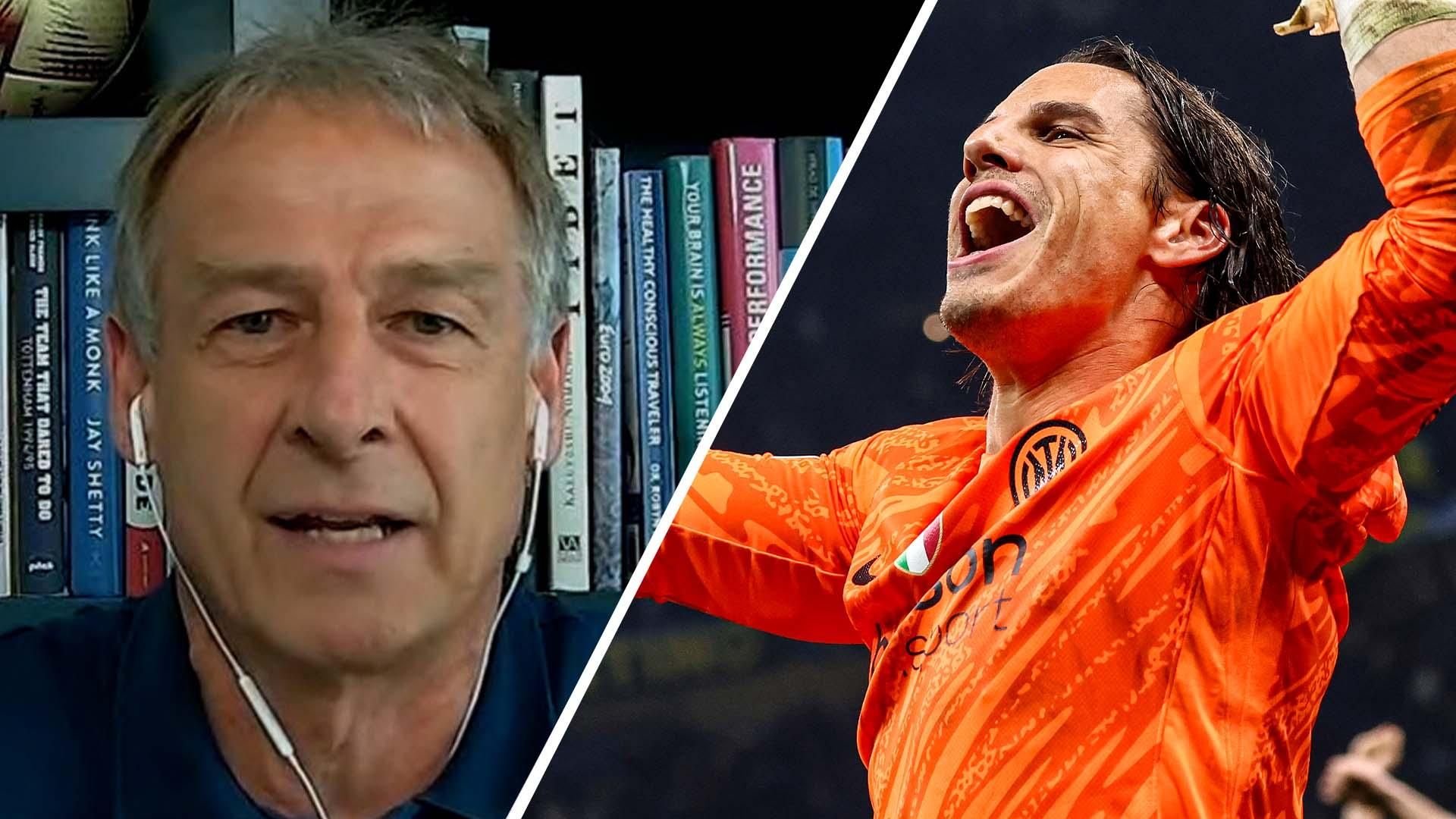 国际米兰的萨默对亚马尔做出了“特别”的扑救