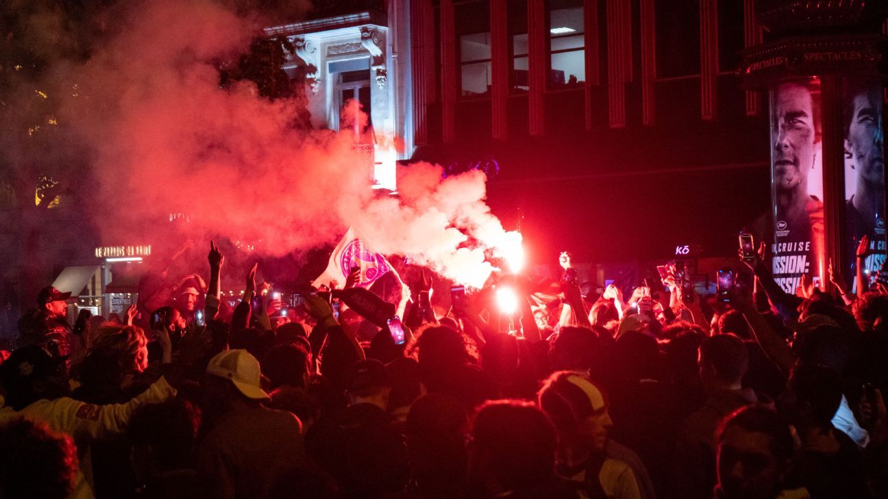 巴黎圣日耳曼挺进欧冠决赛，3人住院，43人被捕