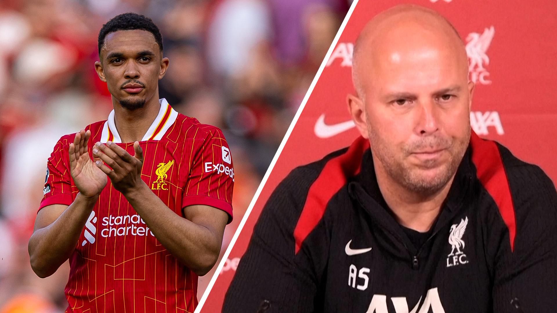 萨拉赫向球迷们告别特伦特-亚历山大-阿诺德