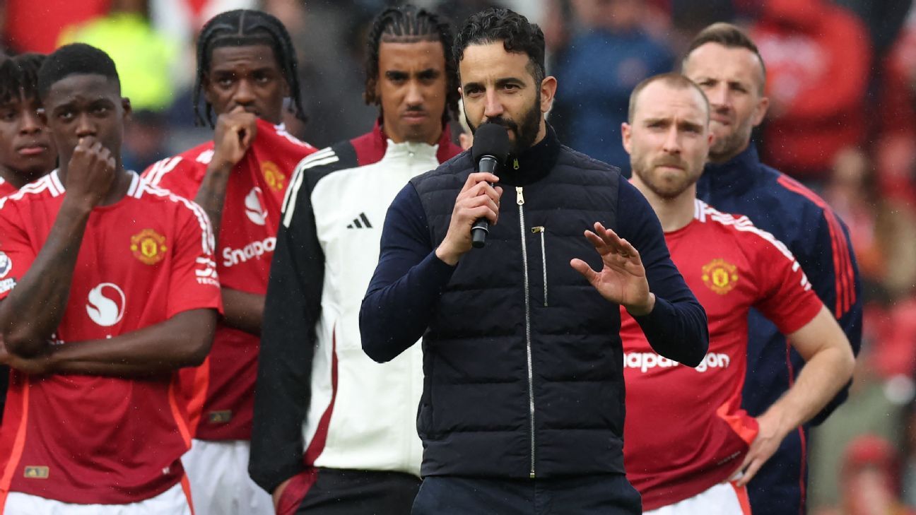 在经历了最糟糕的英超赛季后，曼联的鲁本·阿莫里姆向球迷们道歉