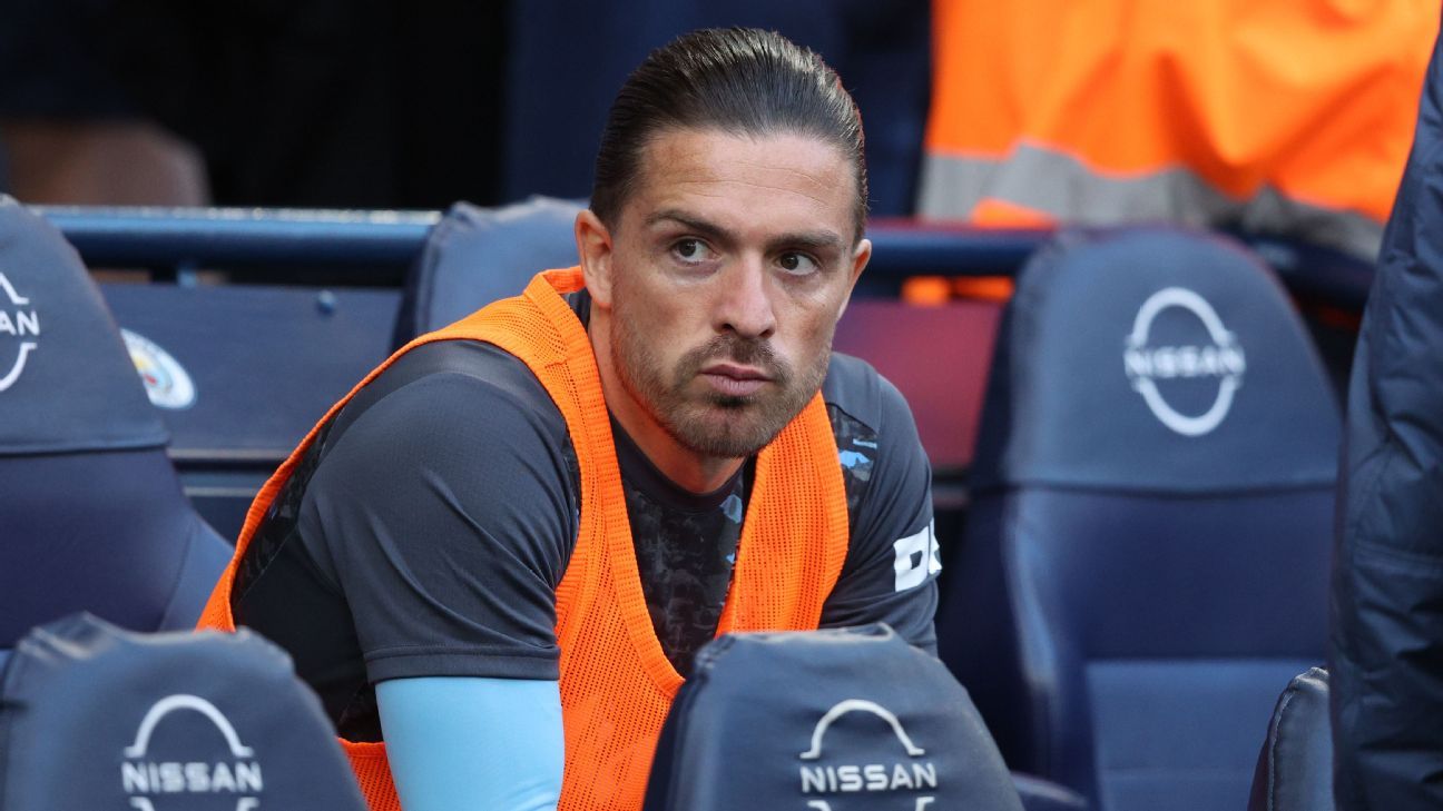 曼城主帅瓜迪奥拉暗示格雷利什将在缺席后离开