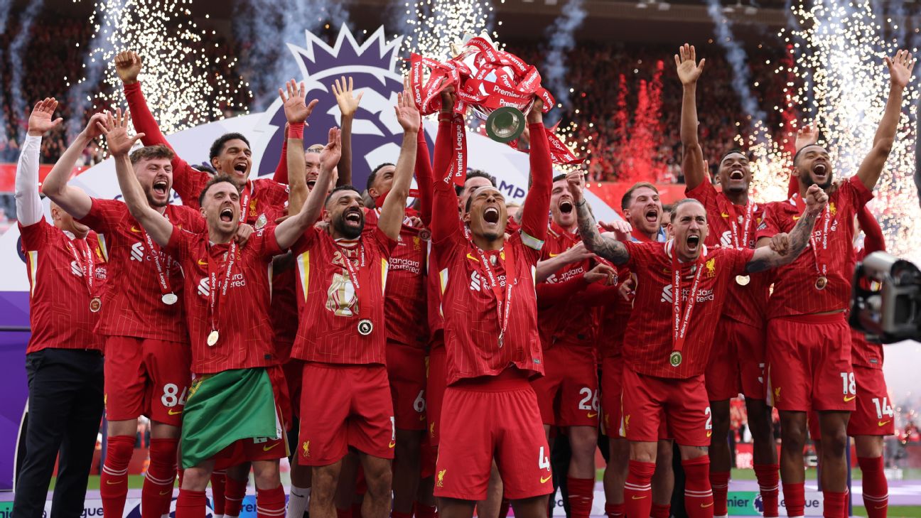 利物浦是如何在安菲尔德与球迷一起庆祝英超冠军的