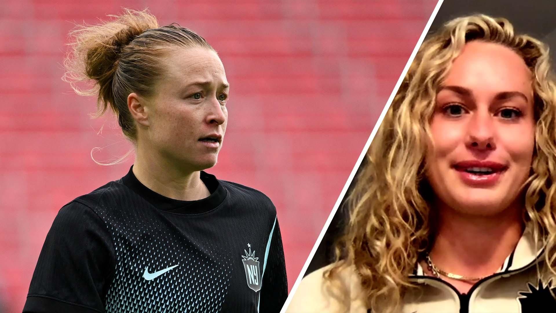 USWNT教练海耶斯称赞约翰内斯“令人难以置信的成熟”