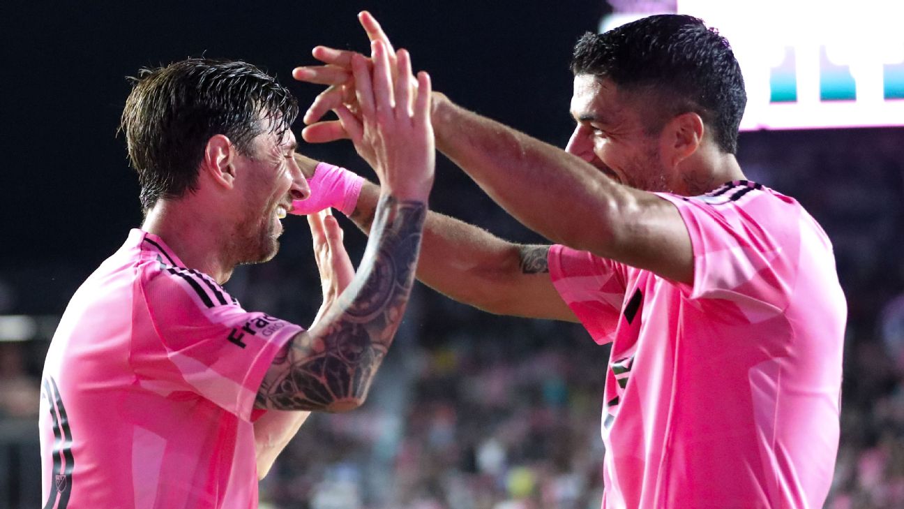 美国职业足球大联盟力量排名：梅西，Suárez帮助迈阿密在名单上飙升