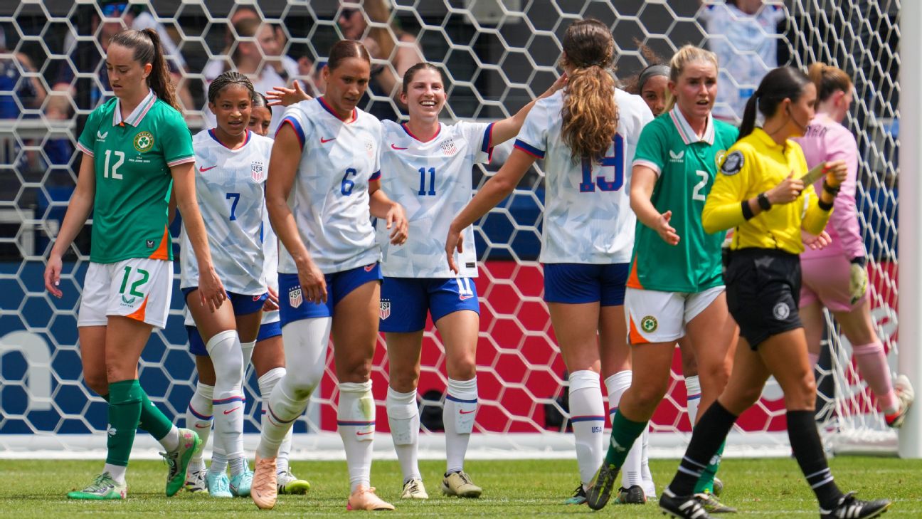 24投24中：罗德里格斯再次在USWNT首次亮相