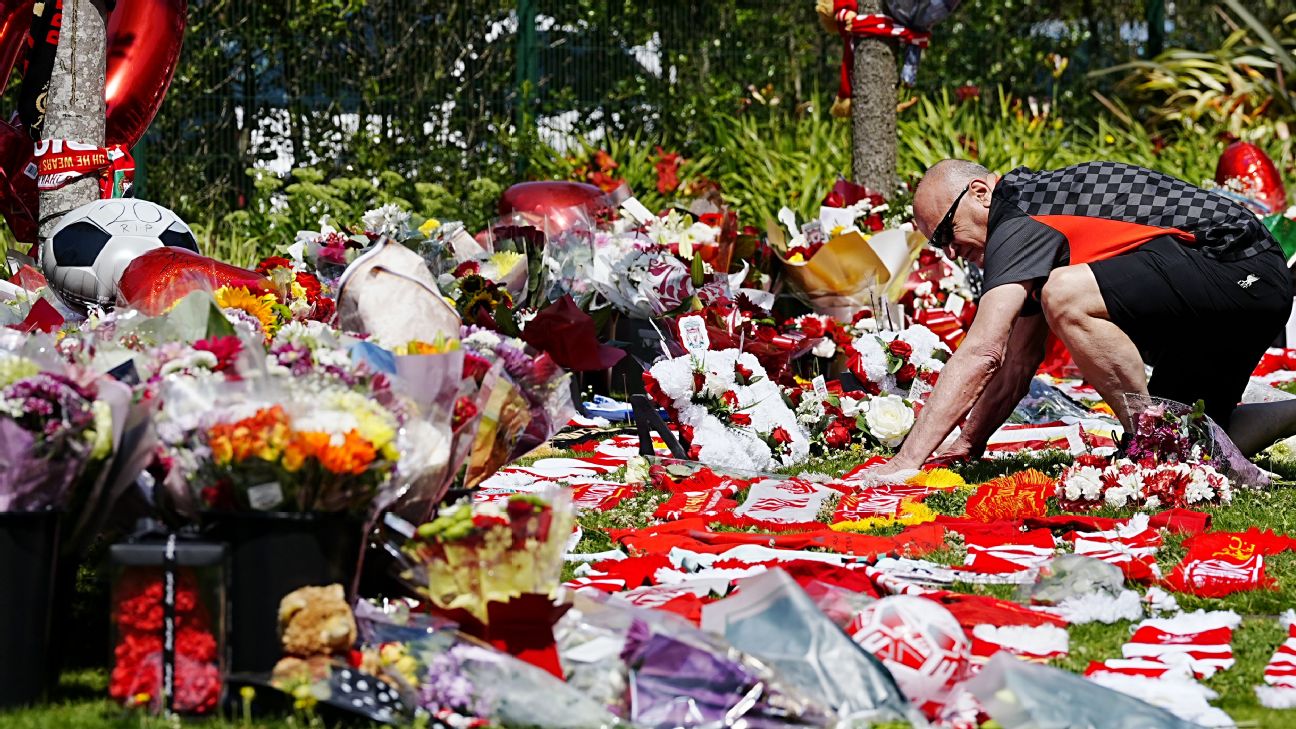 纪念迪奥戈·霍塔，他的离去让利物浦以外的人感到悲痛