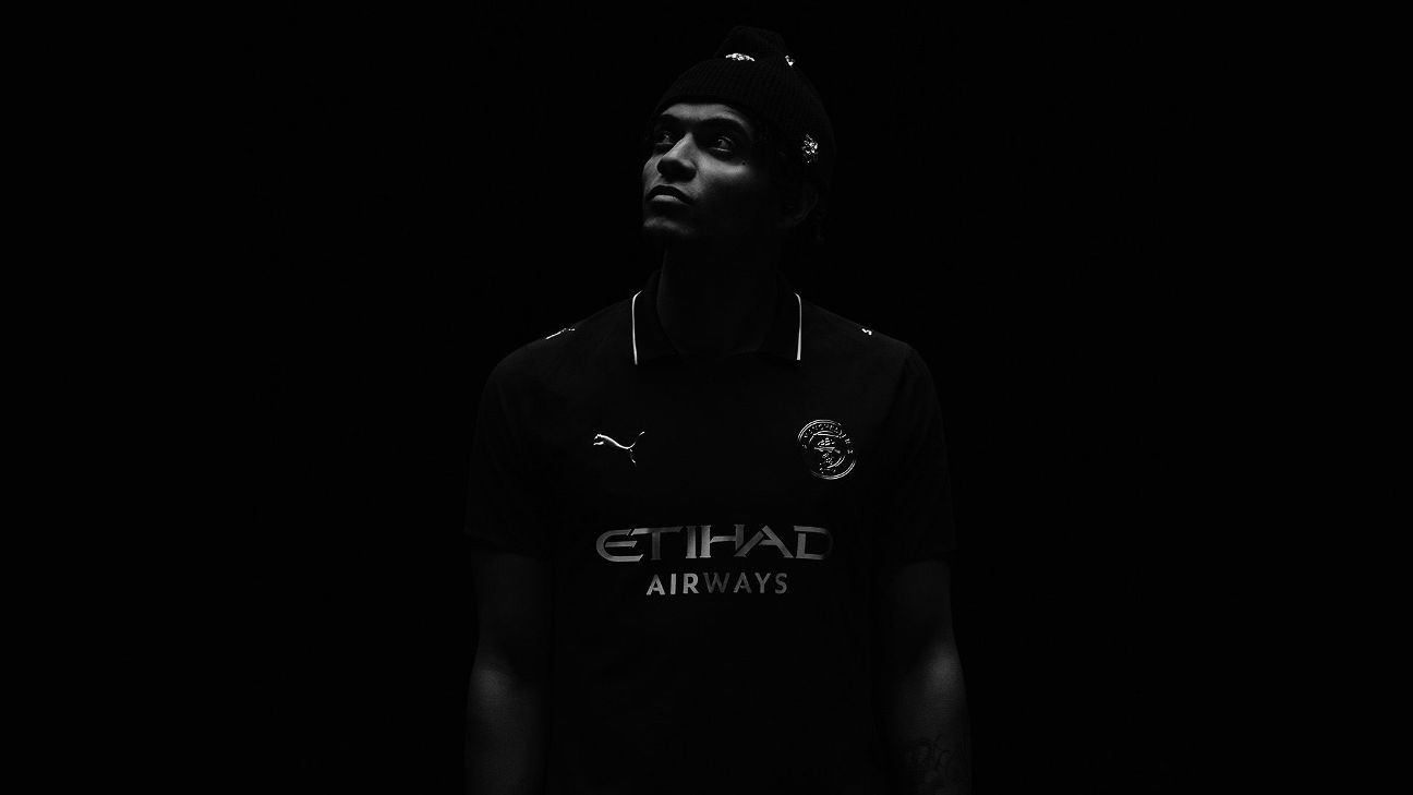 回到黑色！曼城的新客场球衣灵感来自俱乐部的第一件球衣