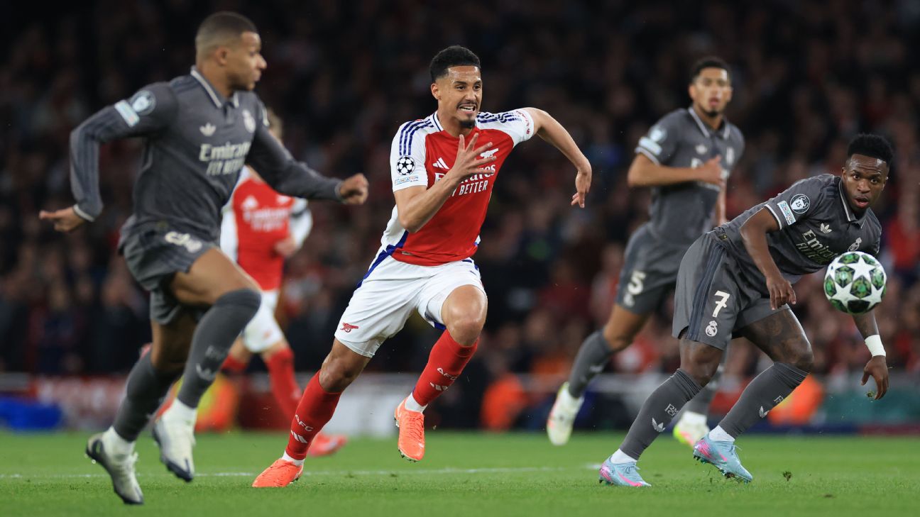 转会传闻，新闻：皇马不放弃阿森纳的萨利巴