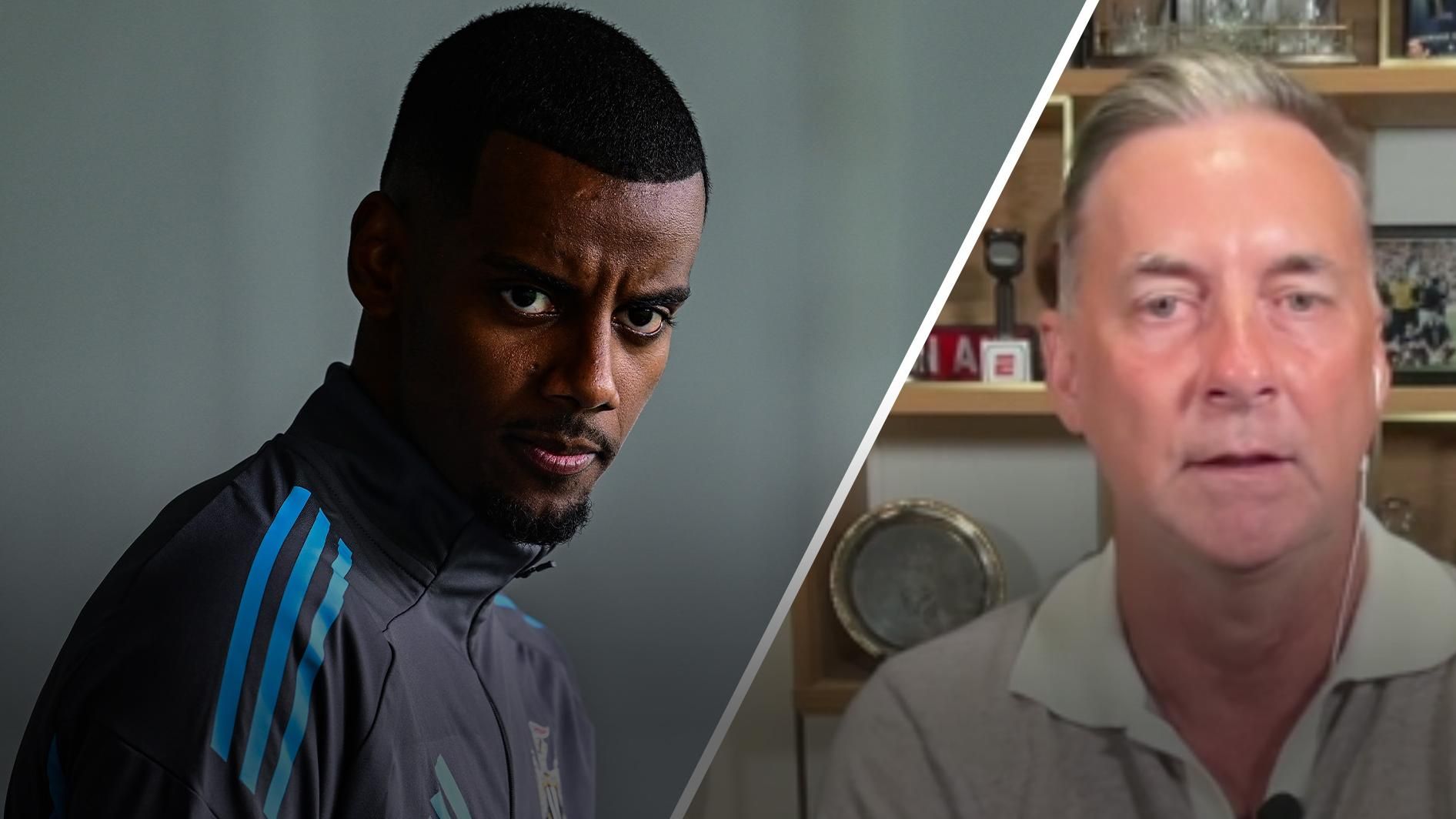 亚历山大·伊萨克在利物浦有意的情况下重返纽卡斯尔训练