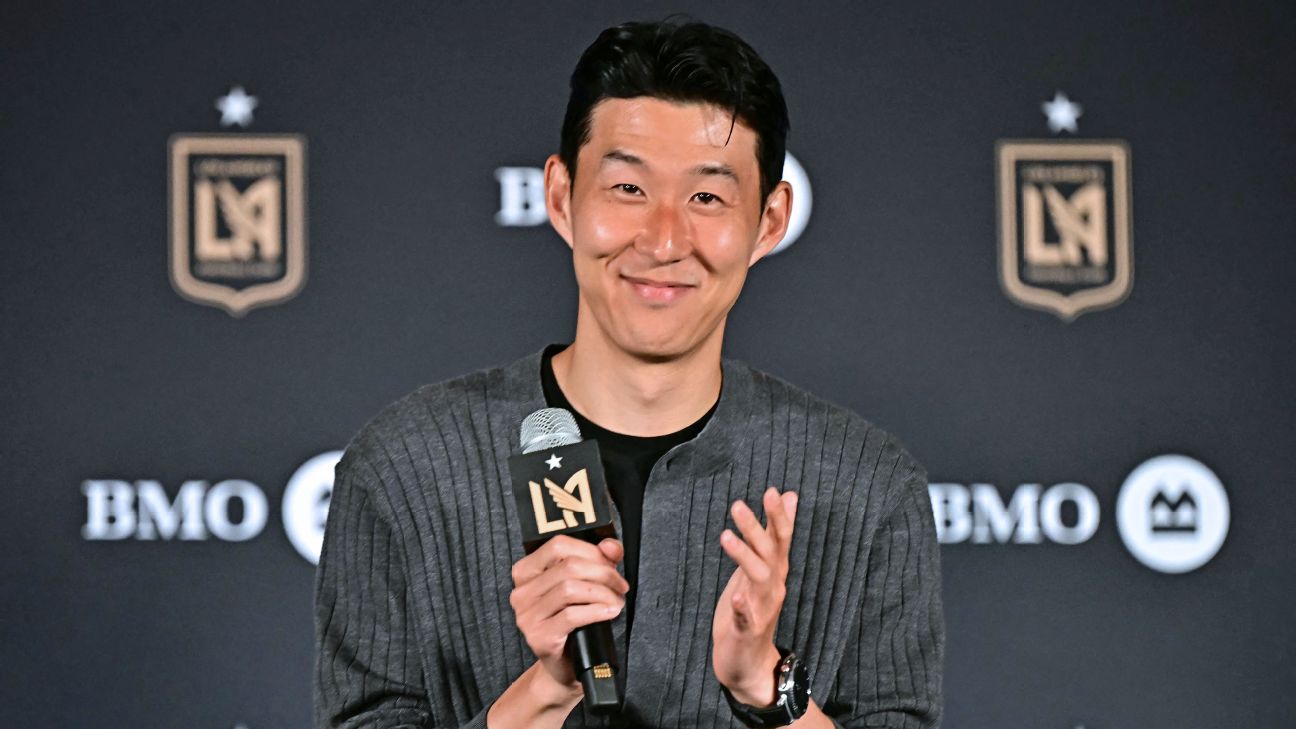 现在即将前往MLS洛杉矶FC的传奇球星孙兴慜