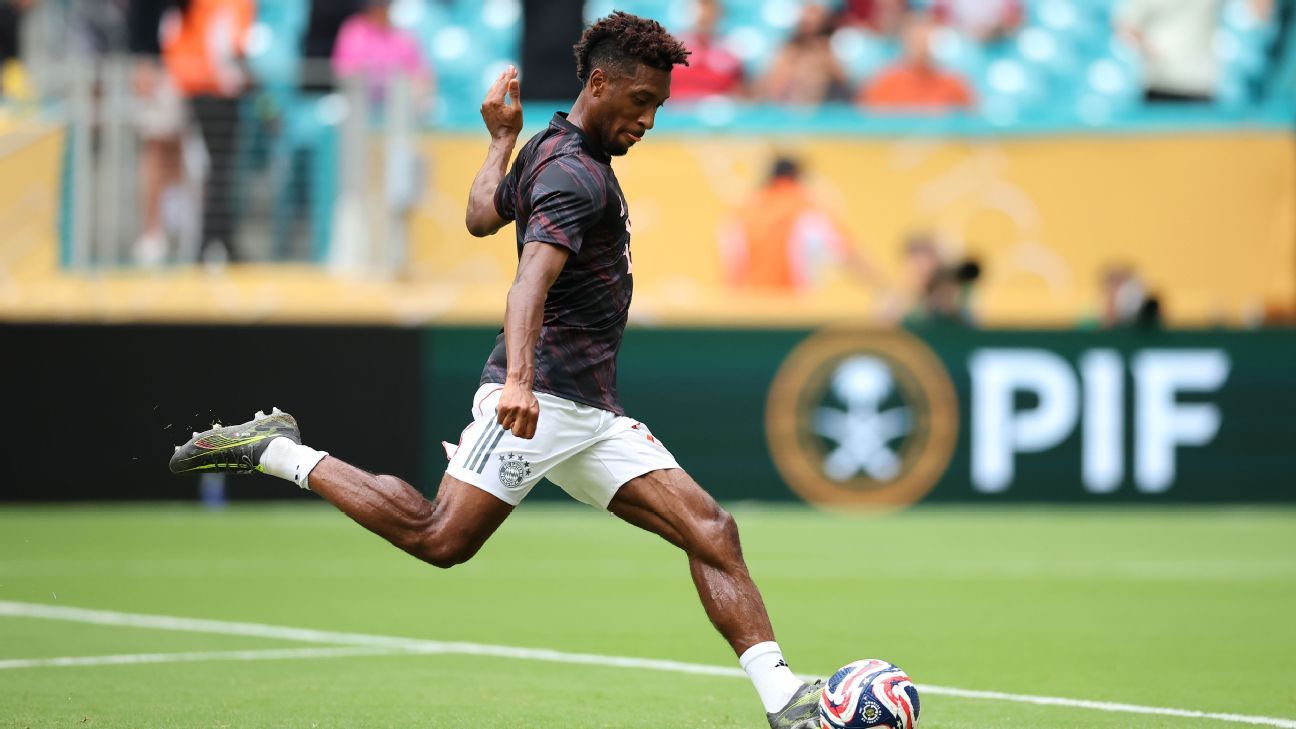 金斯利·科曼从拜仁慕尼黑转会至利雅得胜利队。