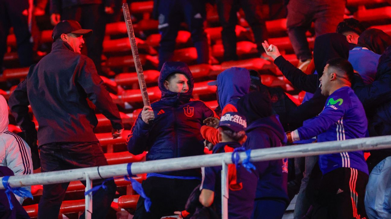 南美杯暴力事件中，100多名球迷被捕，20人受伤。