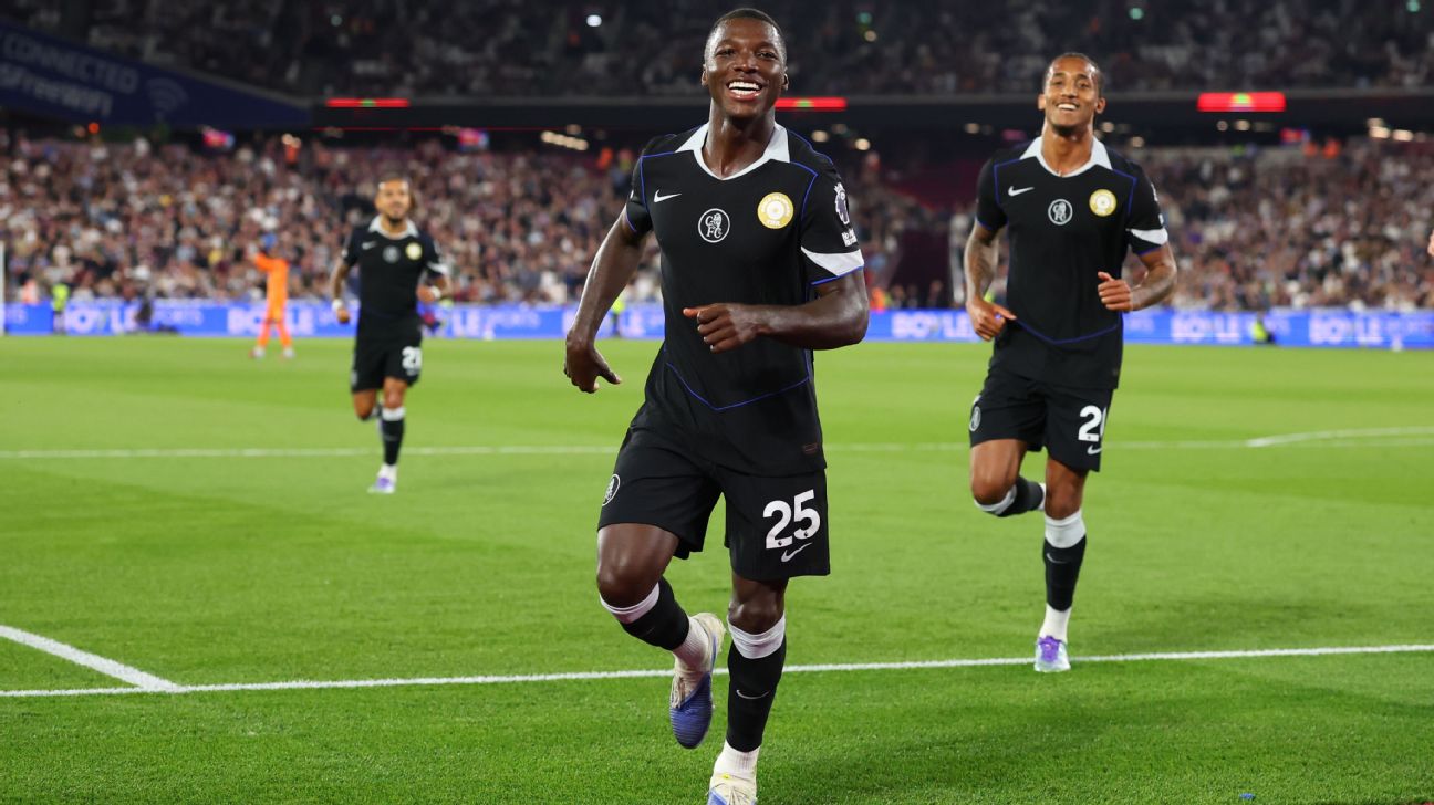 切尔西评分：南美三叉戟在客场大胜西汉姆联，获8分好评