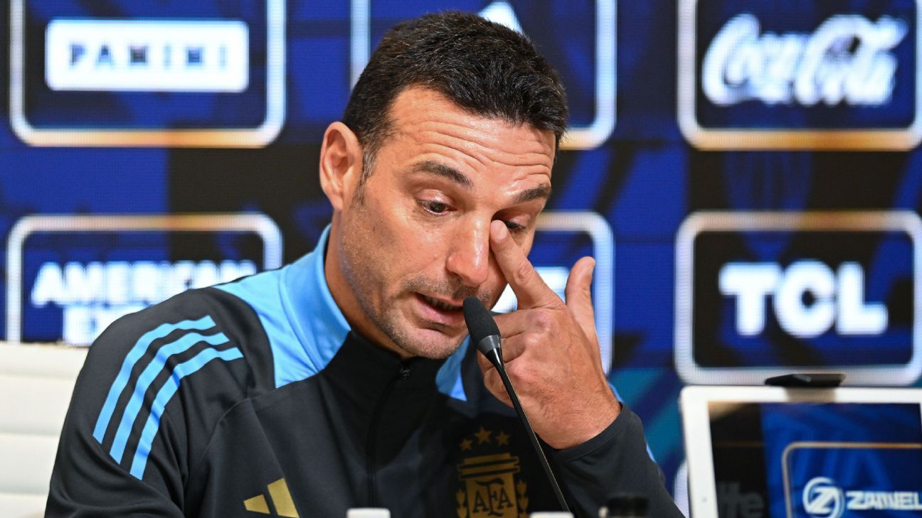 情感斯卡洛尼：希望梅西不会踢阿根廷主场的最后一场比赛