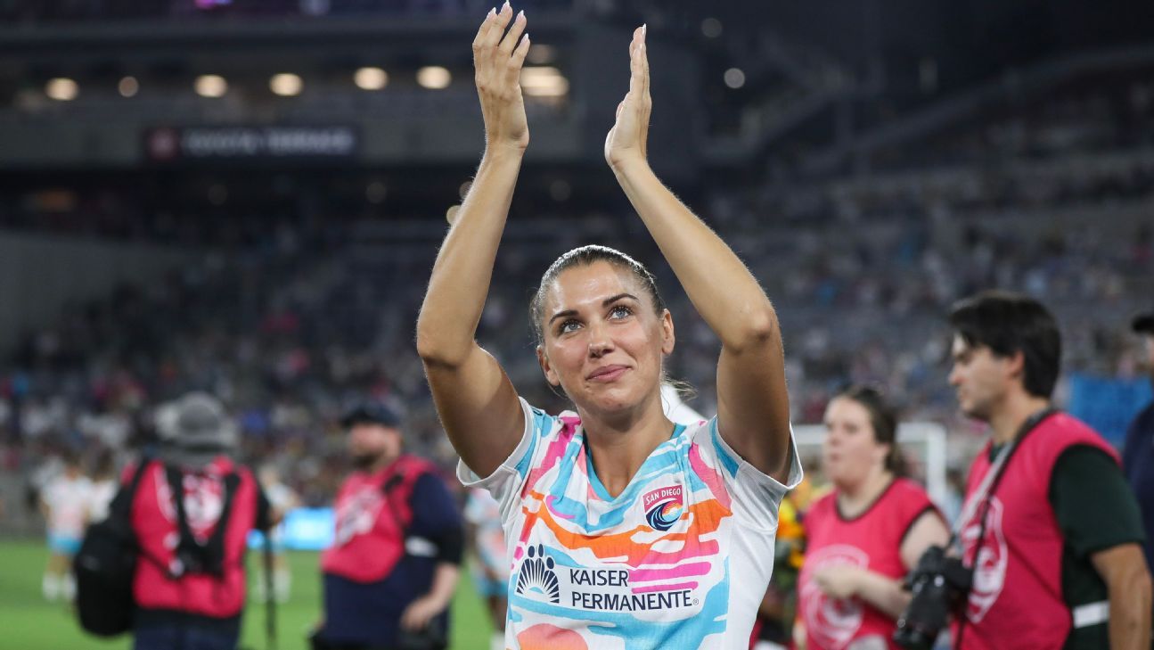 亚历克斯·摩根：薪资帽不会阻止NWSL吸引顶级球星