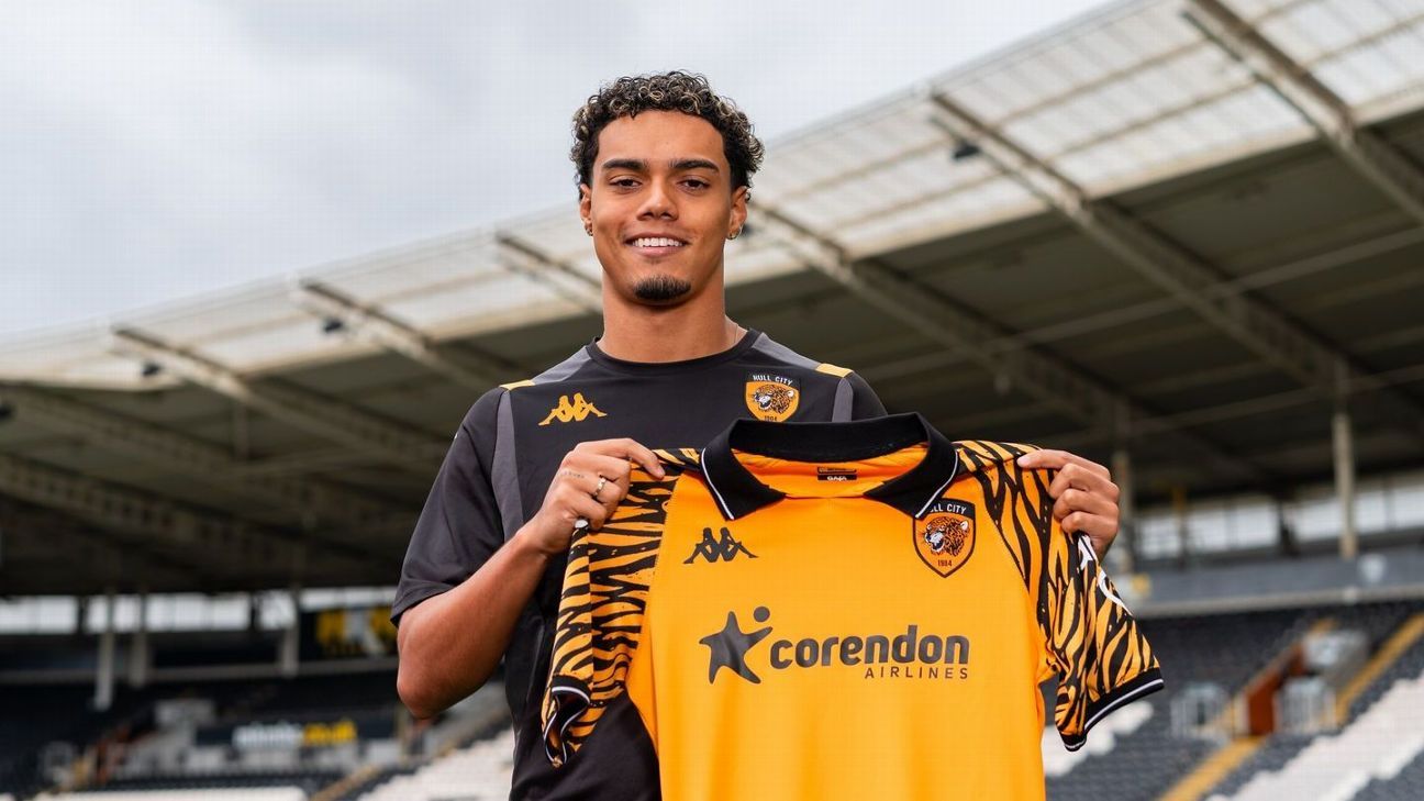 巴西传奇球星罗纳尔迪尼奥的儿子若昂·门德斯加盟赫尔城