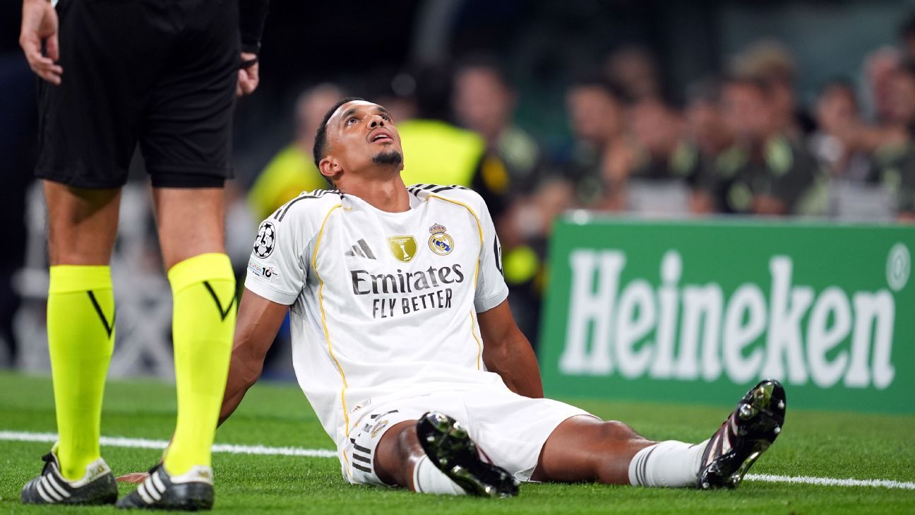 特伦特·亚历山大-阿诺德因伤离场，前往皇家马德里