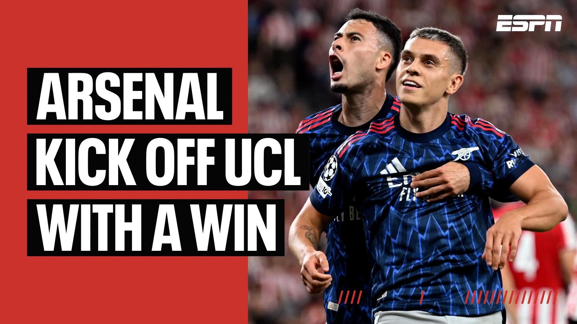 阿森纳主帅阿尔特塔称赞替补登场的马丁内利和特罗萨德，助力球队欧冠取胜