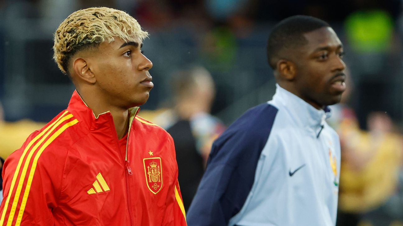 巴黎圣日耳曼的登贝莱力压亚马尔，荣膺金球奖