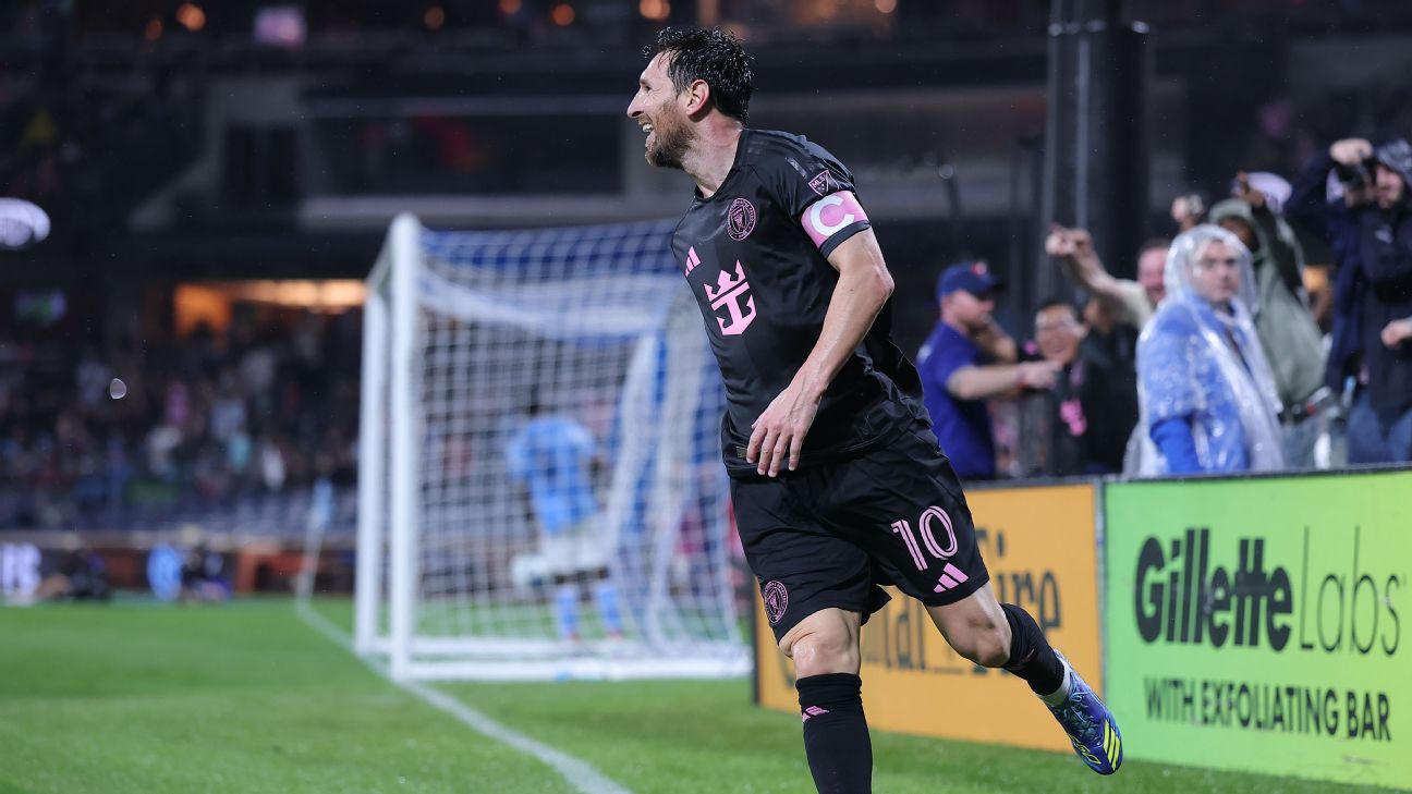 梅西梅开二度，助迈阿密国际锁定季后赛席位