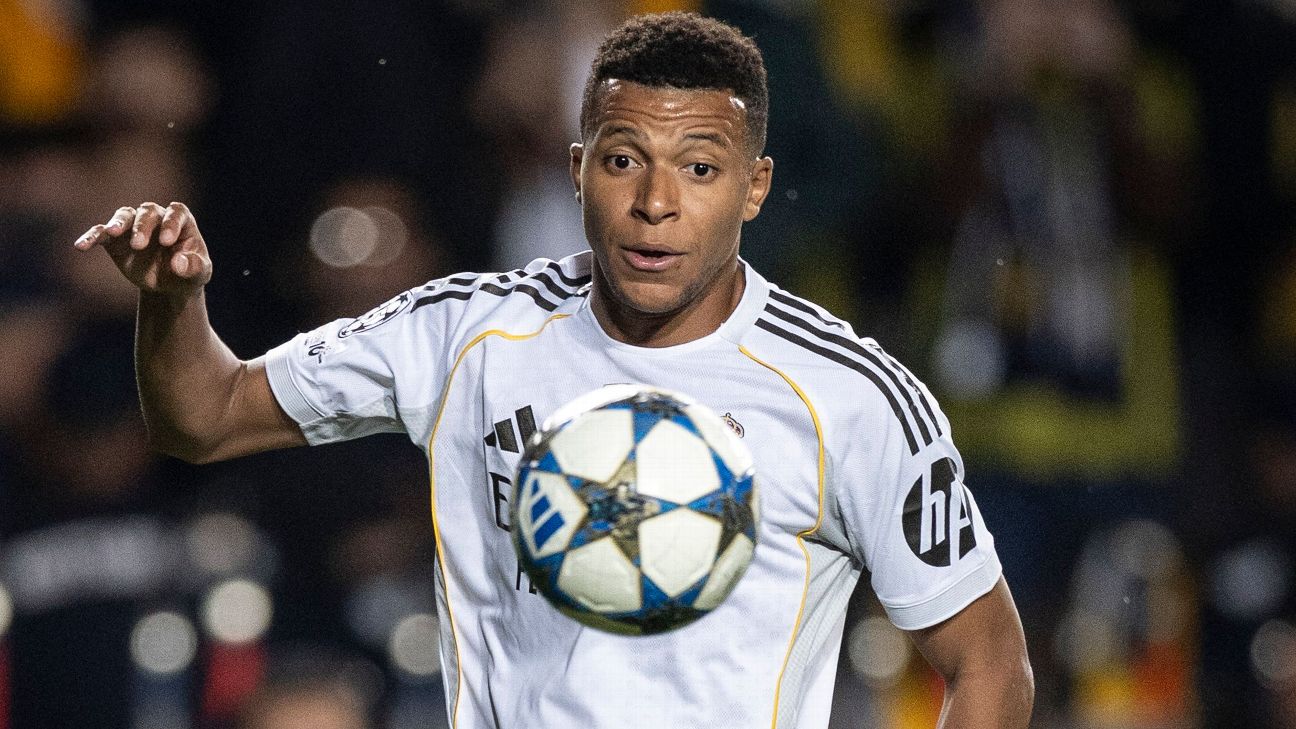 姆巴佩继续攀升欧冠历史射手榜；皇家马德里稳居前十。