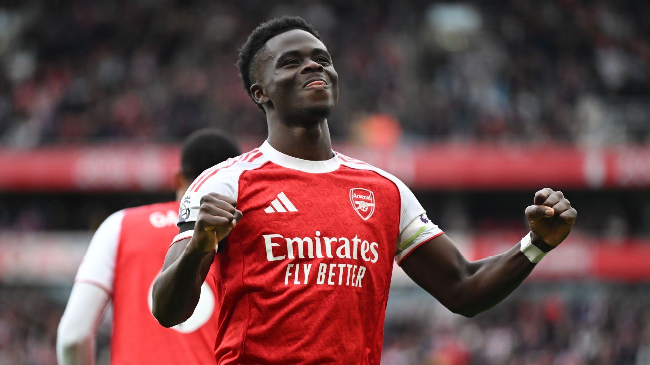 萨卡透露亨利在第200场比赛前发来的西汉姆队信息