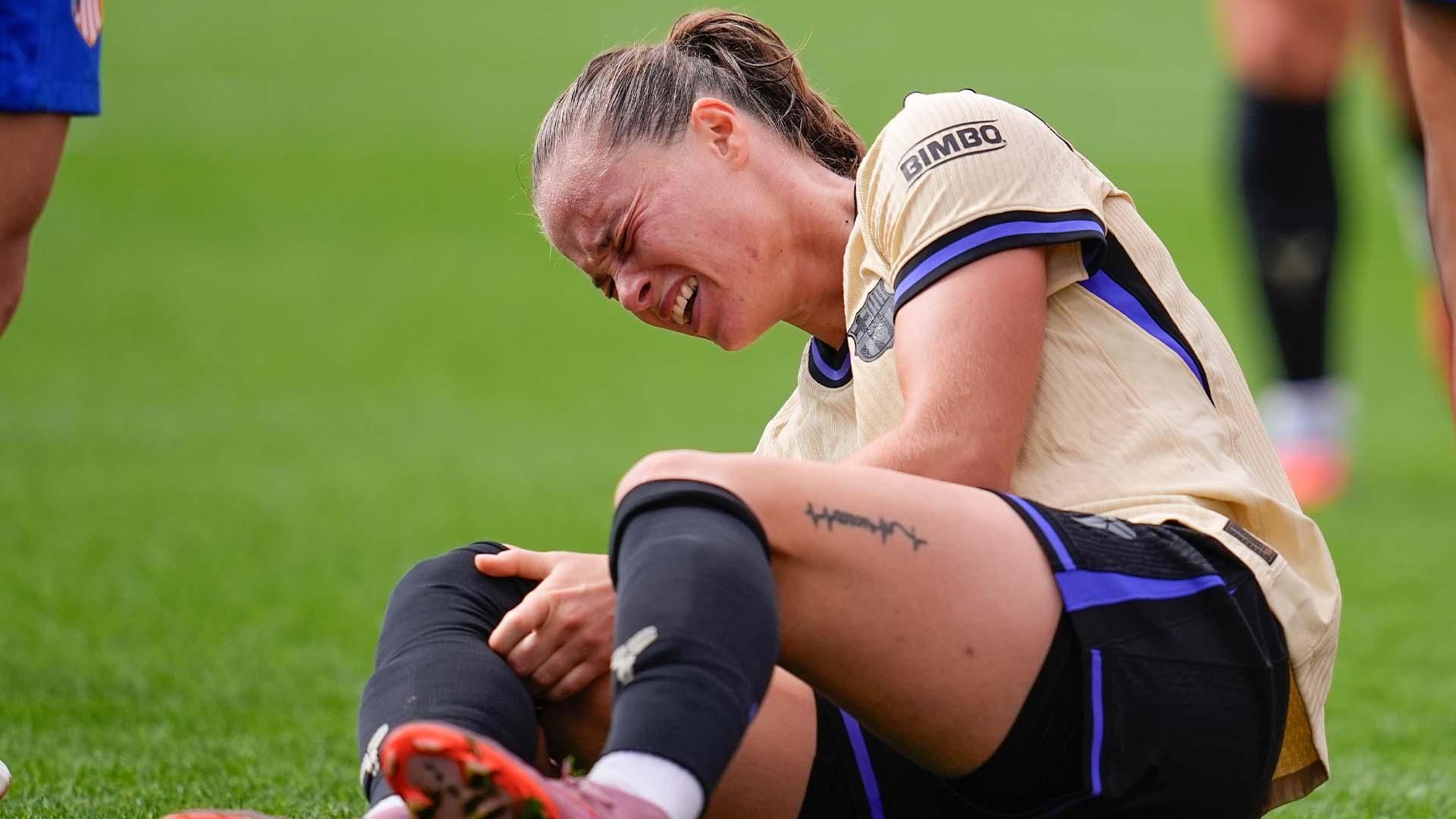 巴塞罗那的埃娃·帕约尔避免了前交叉韧带撕裂，但将休战6周。