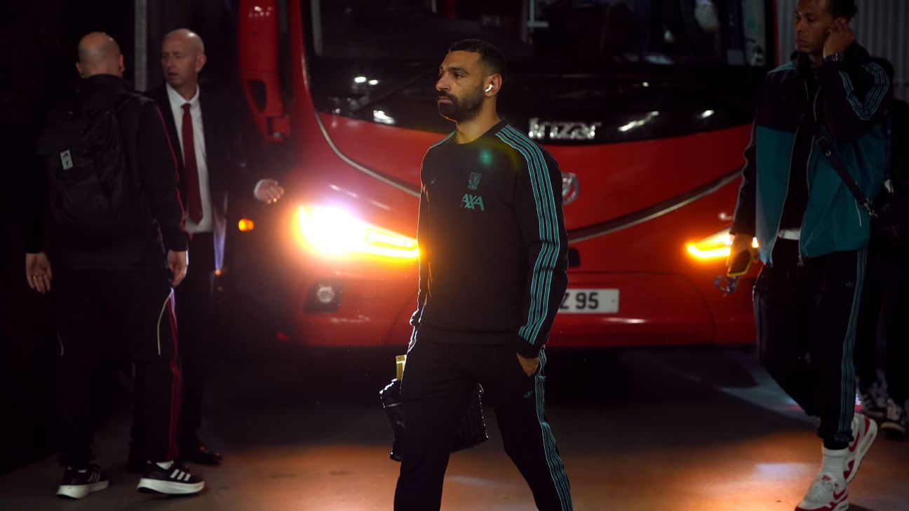 法兰克福对阵利物浦：阿恩·斯洛特将穆罕默德·萨拉赫列入替补名单