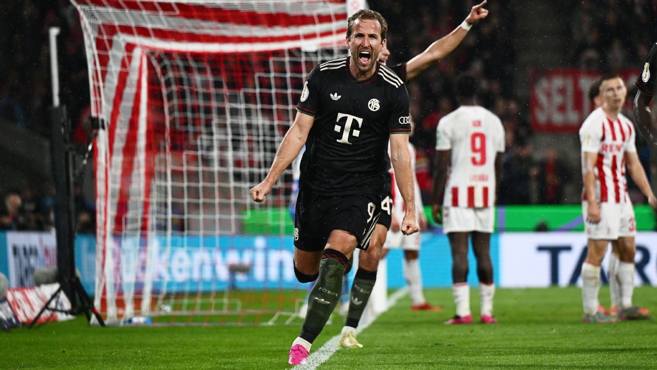 凯恩、姆贝乌莫、姆巴佩：ESPN 10月最佳球员