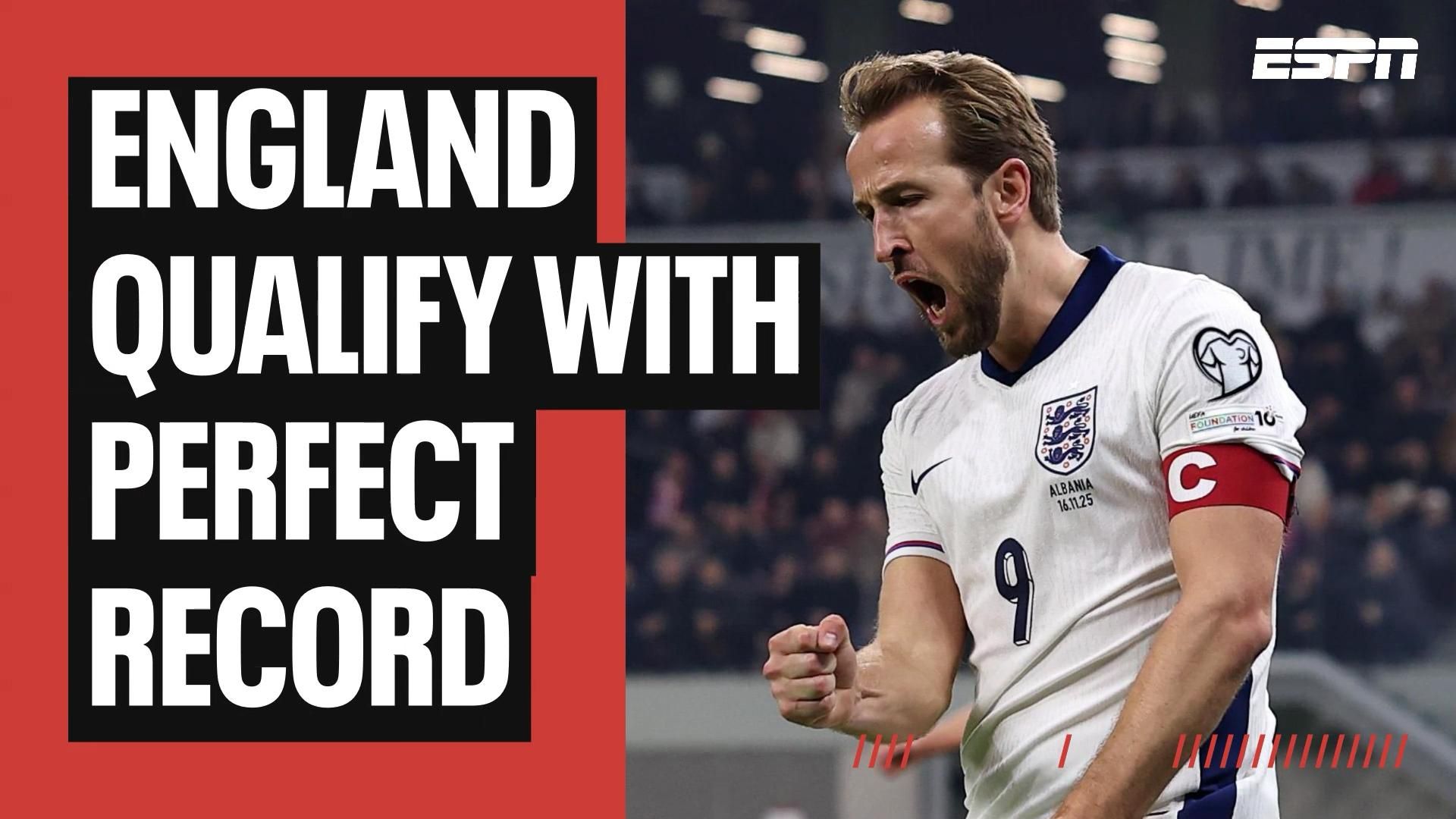 哈里·凯恩：这支英格兰队“堪称我们历史上最强阵容”