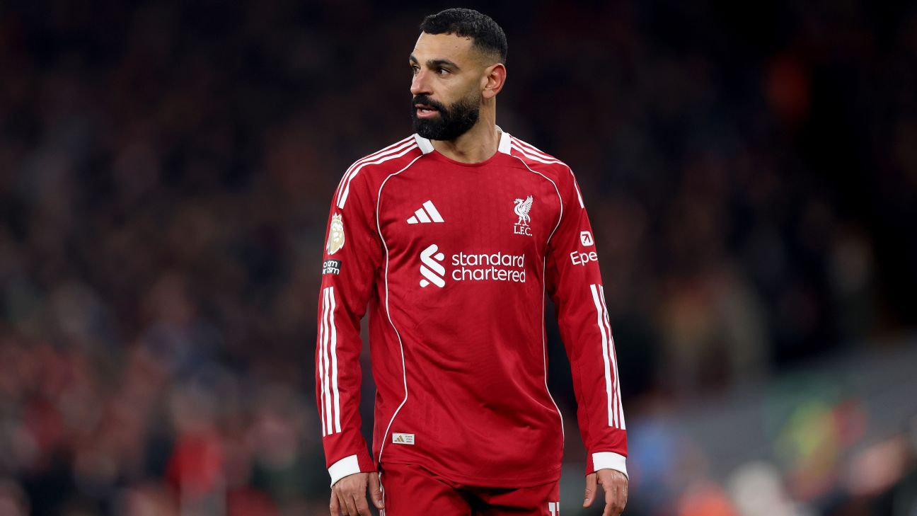 Premier League live updates: Liverpool host Brighton, as Salah on bench