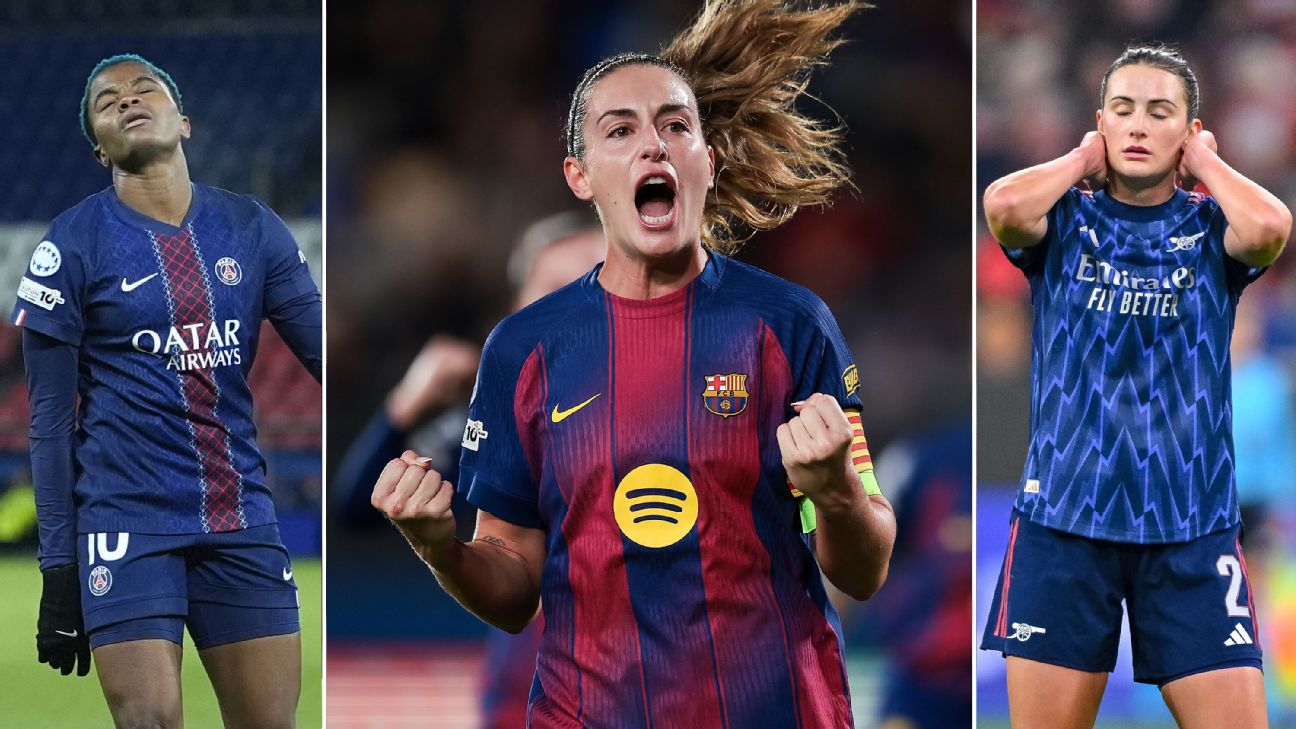UWCL grades for all 18 teams: Leuven get A ; Barça an A-, PSG fail