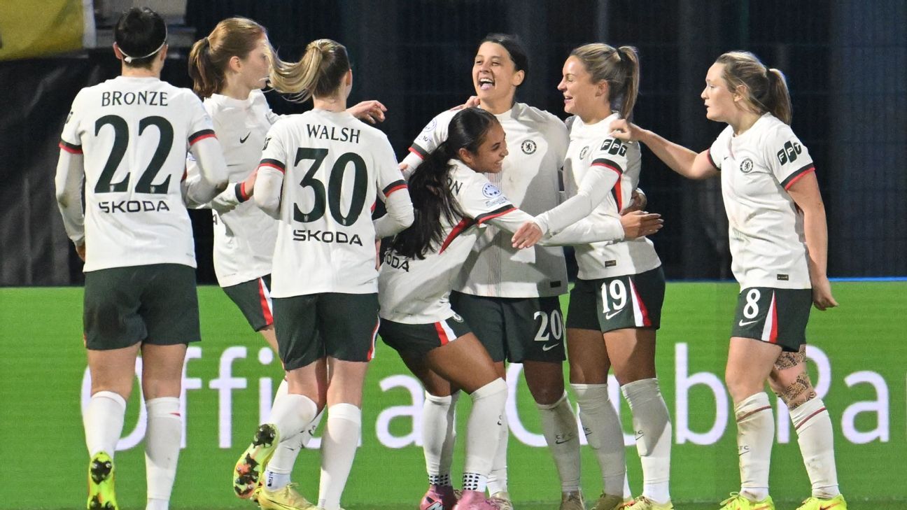 Chelsea and Bayern reach UWCL quarterfinals on hectic night