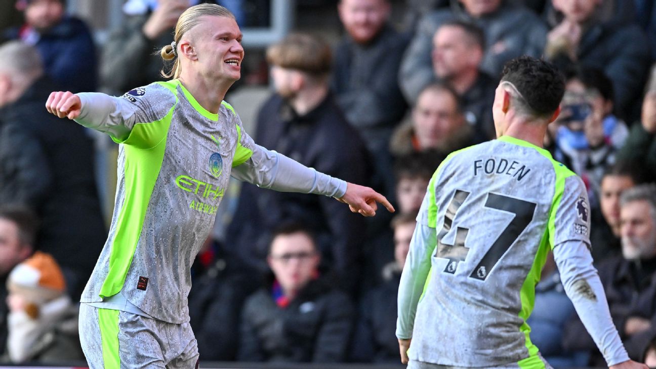 英超联赛实时更新：曼城若在森林队身上取胜，将登顶榜首。